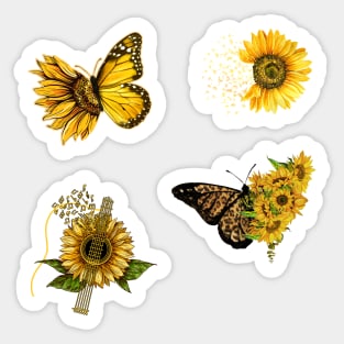 Shine Like A Sunflower stickers Pack Sticker